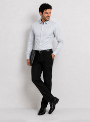 Sky Blue Cotton Satin Classic Formal Shirt