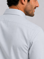 Sky Blue Cotton Satin Classic Formal Shirt